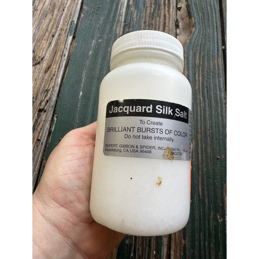 Jacquard Silk Salt 10 oz JAC2700 for Brilliant Bursts of Color Textile Art Dye